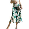 floral suspender bottoming skirt 46