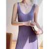 Ice silk knitted suspender dress women's vest bottoming skirt 16