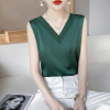 New V-neck silk camisole sleeveless top for women 06