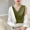 New V-neck silk camisole sleeveless top for women 06
