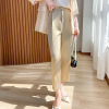 Nine-point loose casual imitation silk satin drape suit cigarette pipe pants 44