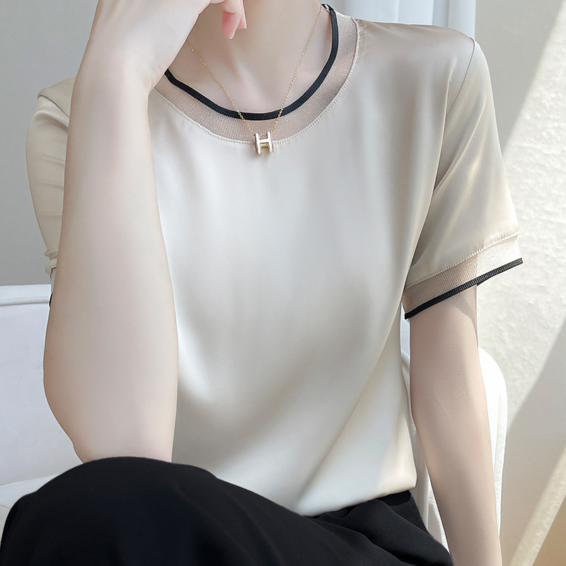 Short-sleeved T-shirt set bottoming white half-sleeved inner wear 11