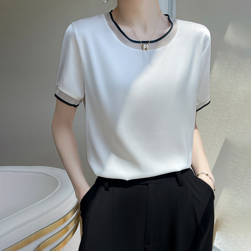 Short-sleeved T-shirt set bottoming white half-sleeved inner wear 11