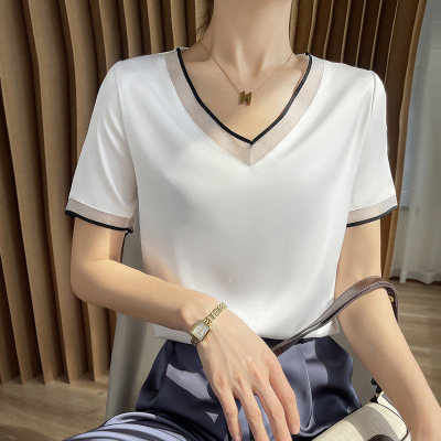Short-sleeved T-shirt set bottoming white half-sleeved inner wear 11