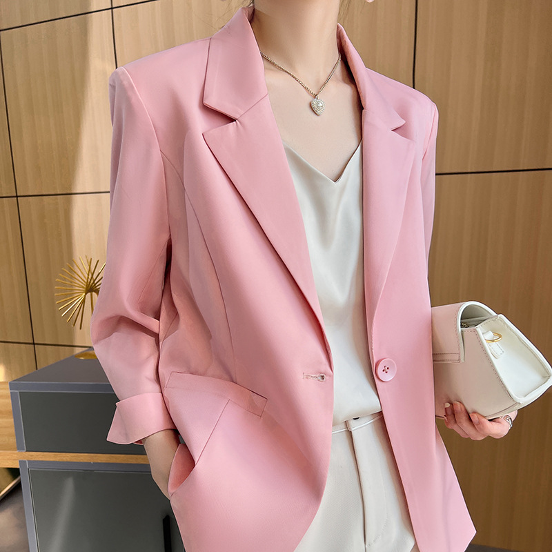 Temperament Casual Fashion Western Style Trendy Small Suit 09