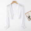 Thin ice silk knitted long-sleeved cardigan 25