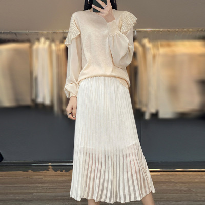 trendy long A-line dress 55