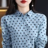 western style long sleeve shirt loose bottoming shirt 54