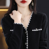 Xiaoxiang style V-neck cardigan women's fashion long sleeves 18