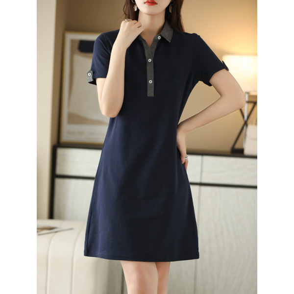 fashion elegant mid length dress 136