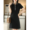 fashion elegant mid length dress 136