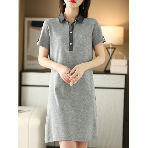 fashion elegant mid length dress 136