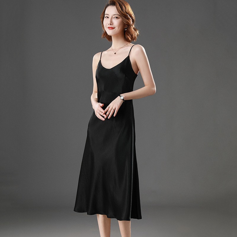 French style women's cold style suspender dress inside the suspender dress 96