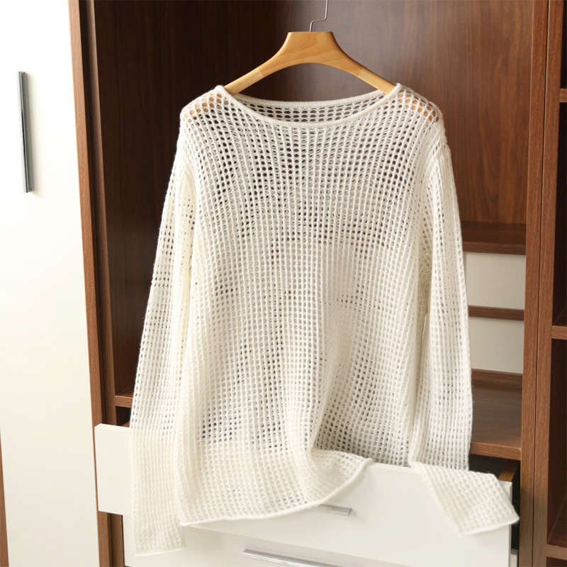 Hollow blouse new style mesh shirt top 144