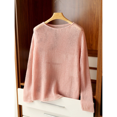 Hollow blouse new style mesh shirt top 144