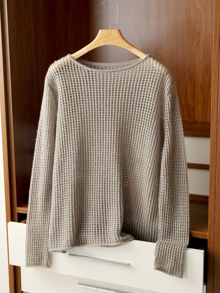 Hollow blouse new style mesh shirt top 144