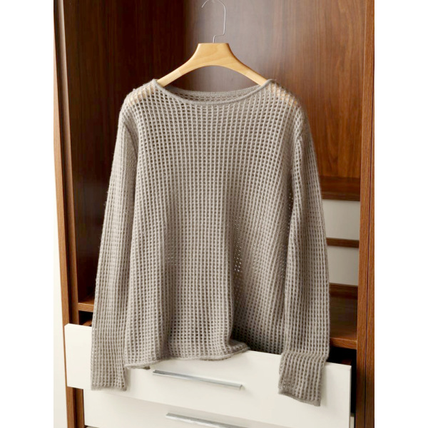 Hollow blouse new style mesh shirt top 144