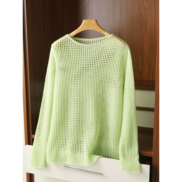 Hollow blouse new style mesh shirt top 144