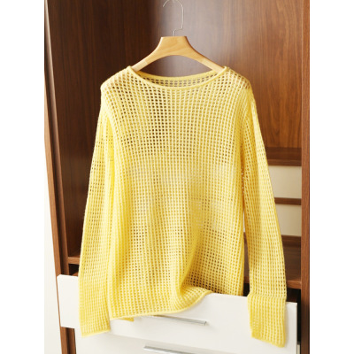 Hollow blouse new style mesh shirt top 144
