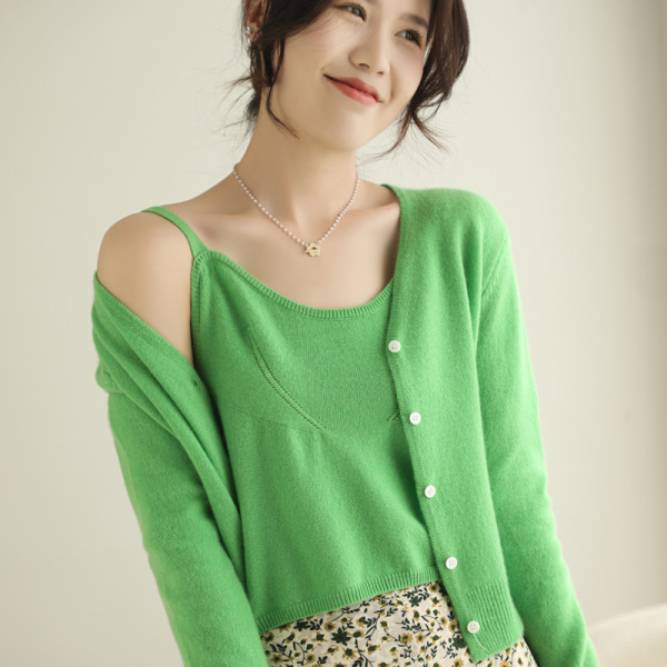 Hollow Short Sleeveless Sweater 117