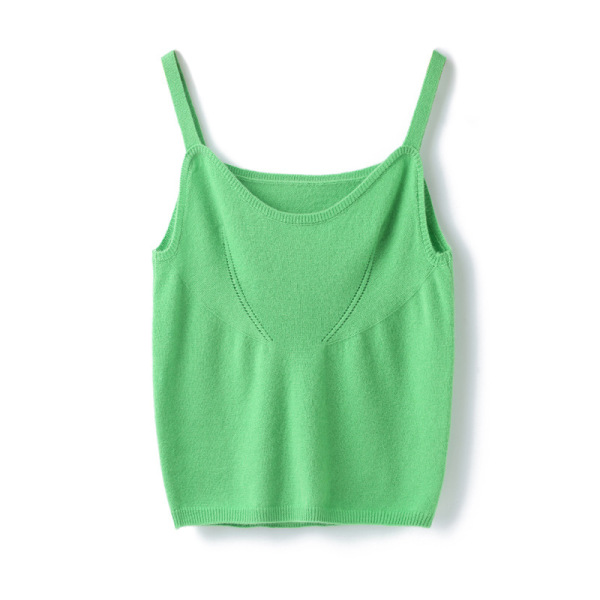 Hollow Short Sleeveless Sweater 117