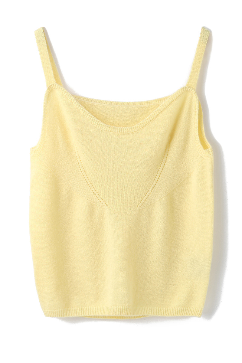 Hollow Short Sleeveless Sweater 117