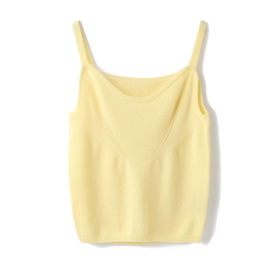 Hollow Short Sleeveless Sweater 117