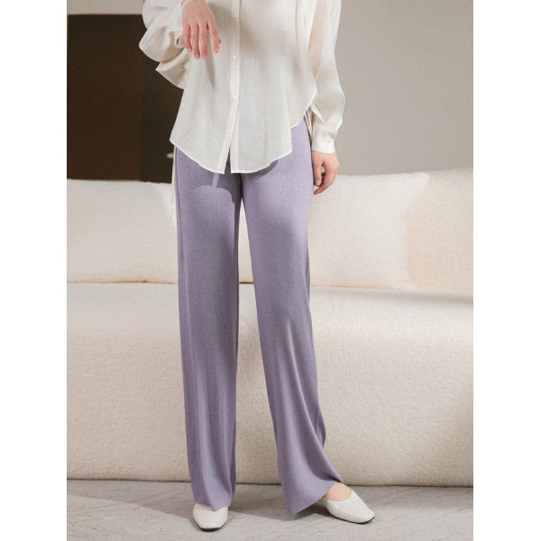 Ice silk wide leg pants straight leg trousers 88