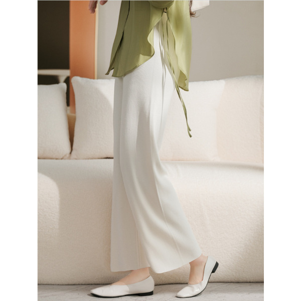 Ice silk wide leg pants straight leg trousers 88