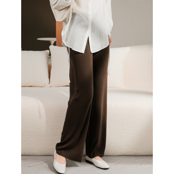 Ice silk wide leg pants straight leg trousers 88