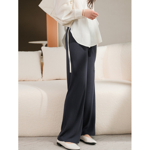 Ice silk wide leg pants straight leg trousers 88
