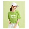 round neck loose t-shirt thin bottoming top western style 149