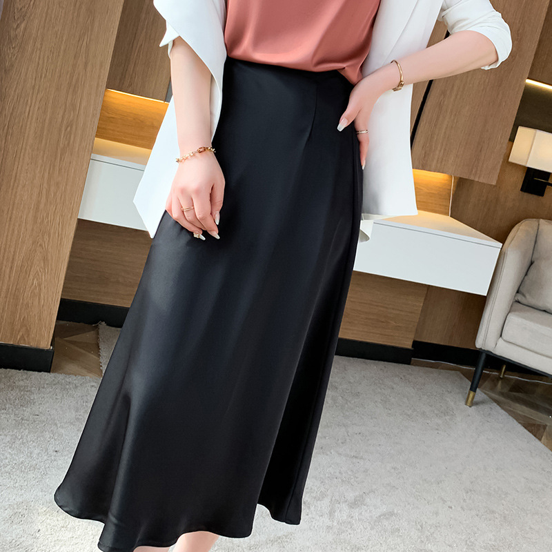 silk all match package hip skirt 124