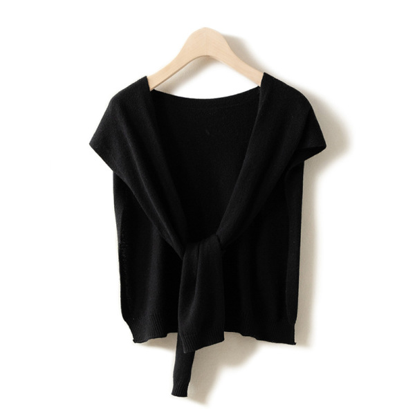 Sun protection clothing with shoulders small shawl with net infrared 115