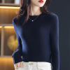 Ultra-thin women's round neck Korean style knitted sweater 143