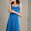 V neck suspender dress women's slim mid length skirt 97