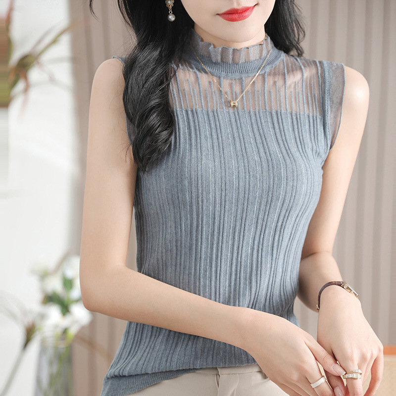 women's inner short sleeve sleeveless bottoming shirt 77