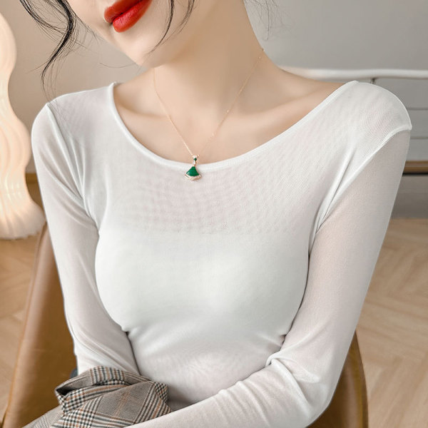 women's slim bottoming shirt 141