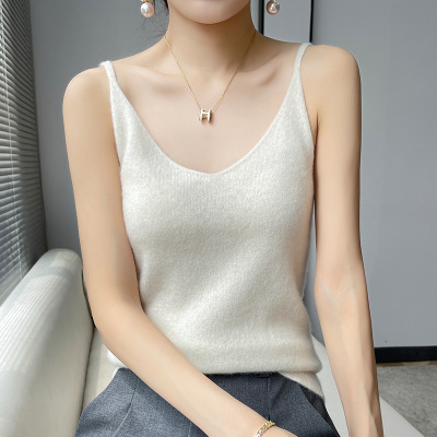 women's slim solid color casual camisole 100