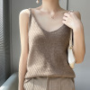 women's slim solid color casual camisole 100