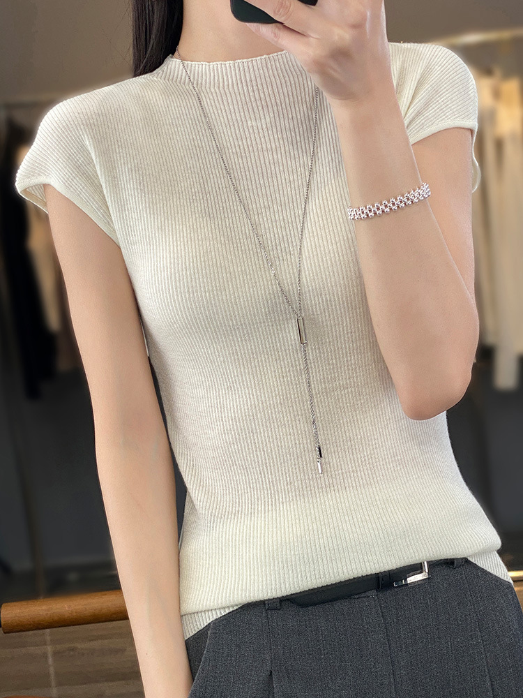 women's thin knitted sleeveless vest 76