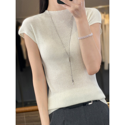 women's thin knitted sleeveless vest 76