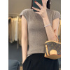 women's thin knitted sleeveless vest 76