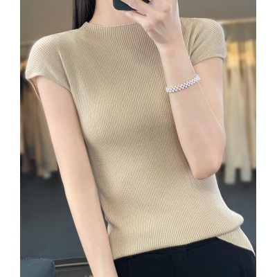 women's thin knitted sleeveless vest 76