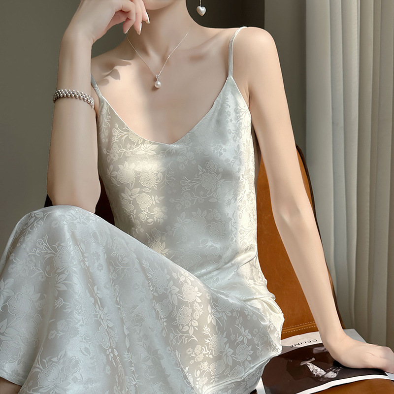 women's v neck suspender dress 111