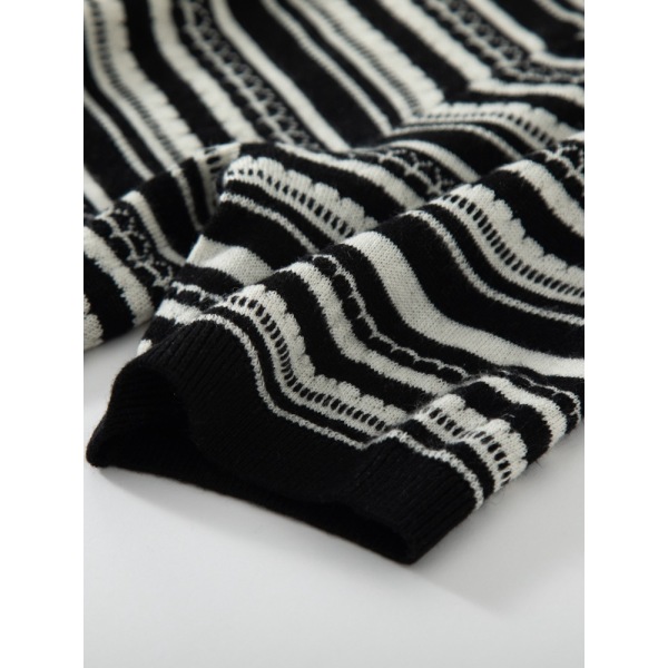  Mulberry silk striped short-sleeved loose casual half-sleeved top 67 