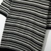  Mulberry silk striped short-sleeved loose casual half-sleeved top 67 